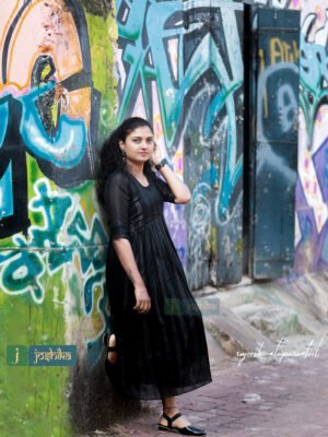 STRIPED GEORGET KURTA