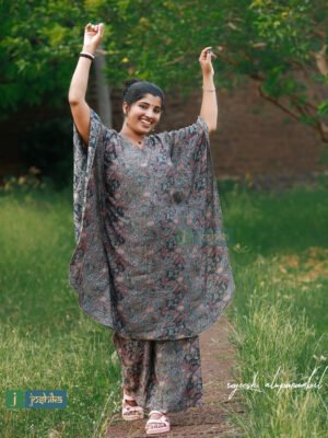 PRINTED PREMIUM KAFTAN SET