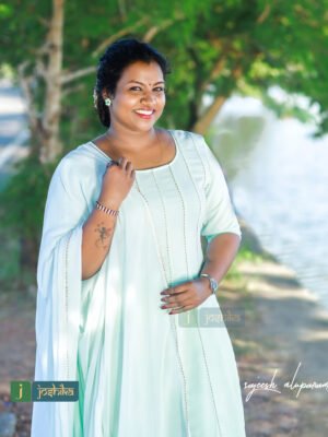 GEORGETTE PANEL KURTA SET WITH DUPATTA