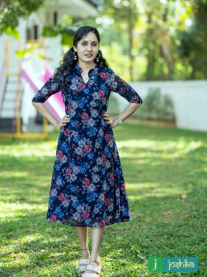 PRINTED GEORGETTE ALINE KURTA