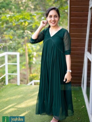 ALIYACUT PLEATED KURTA