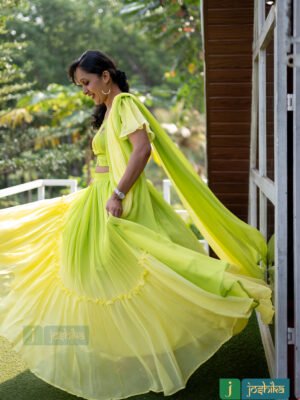 VISHU SPECIAL ETHNIC DAVANI SET