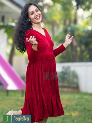 RED VELVET FROCK