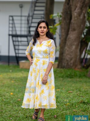 PRINTED GEORGETTE UMBRELLA KURTA