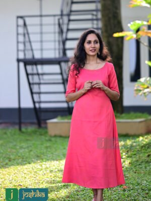 ALINE COTTON KURTA WITH BEADS WORK