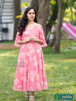 UMBRELLA KURTA WITH FLARED SLEEVES