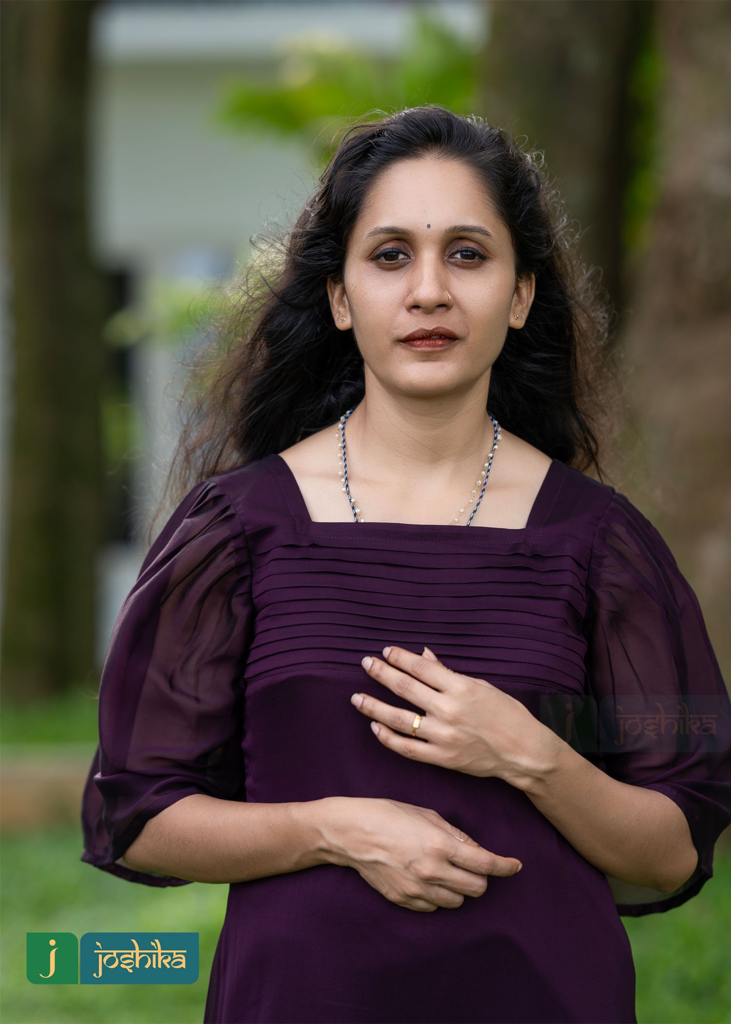 GEORGETTE KURTA WITH PLEATED YOKE - Image 2