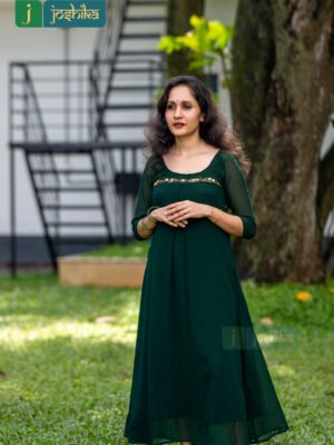 EXQUISITE GEORGETTE HANDWORK KURTA FOR SPECIAL OCCASIONS