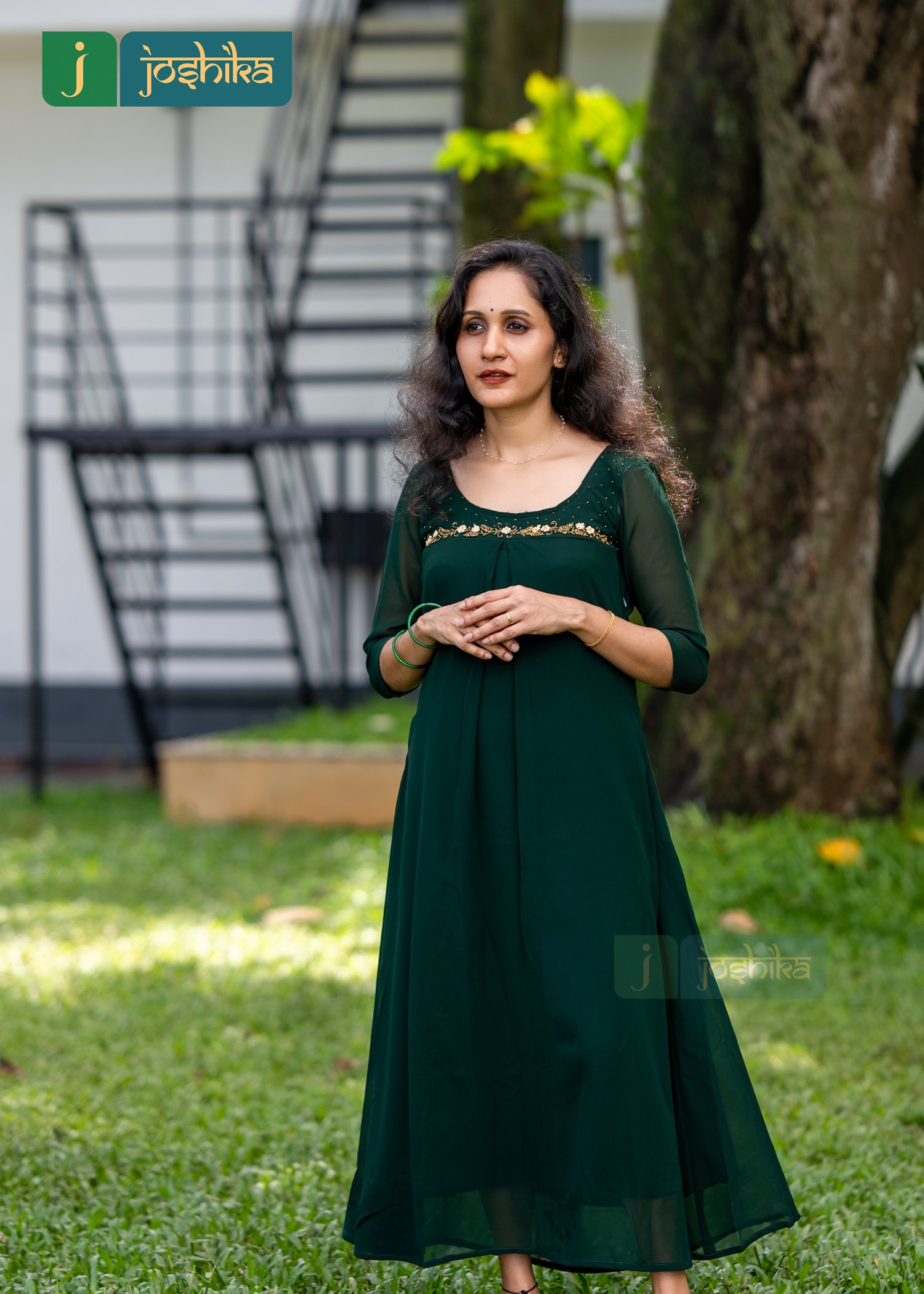 EXQUISITE GEORGETTE HANDWORK KURTA FOR SPECIAL OCCASIONS