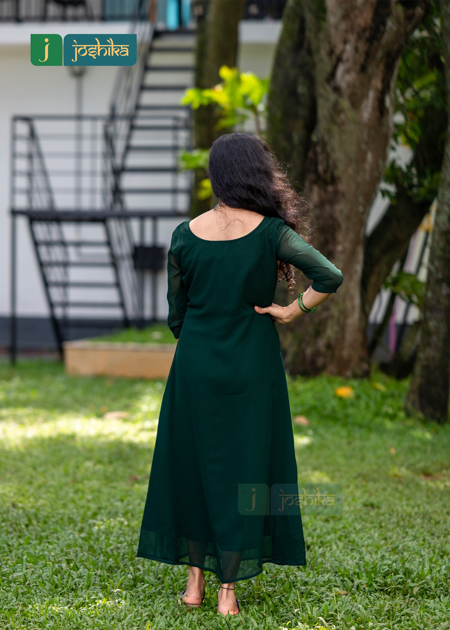 EXQUISITE GEORGETTE HANDWORK KURTA FOR SPECIAL OCCASIONS - Image 3