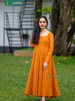 MUSTARD YELLOW ELAGANCE OF PANEL KURTA