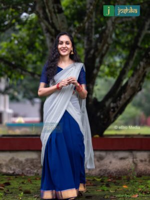 DAVANI ELEGANCE IN BLUE AND ASH GRAY