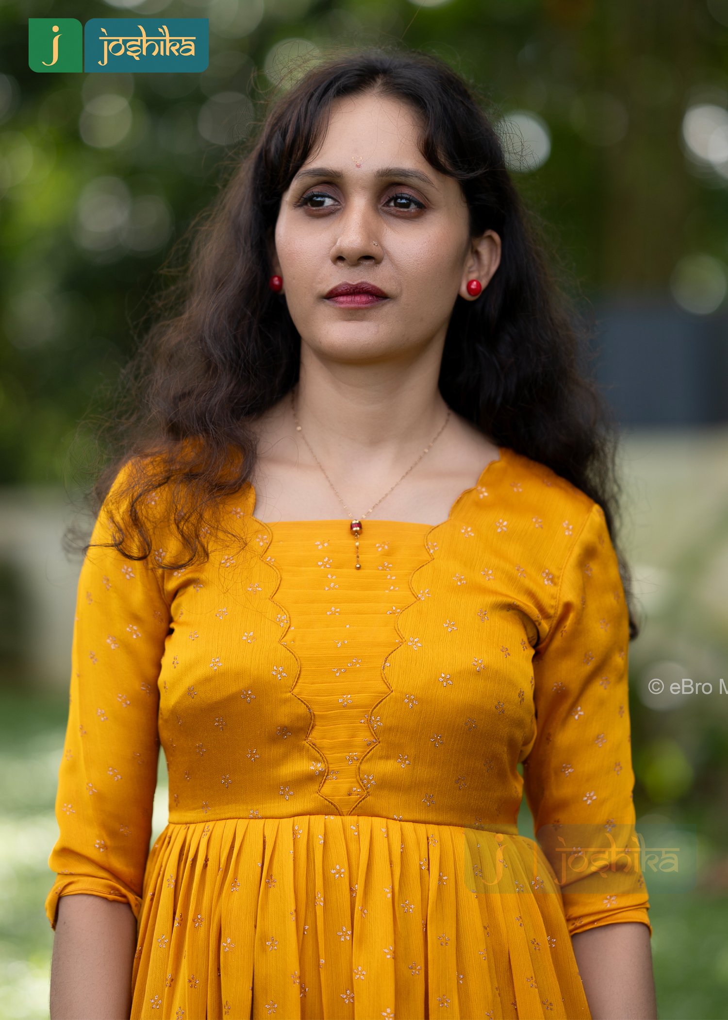 FOIL PRINTED SCALLOPED KURTA FOR EFFORTLESS ELEGANCE - Image 2