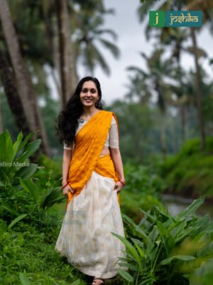 ELEGANT ORGANZA DAVANI SET