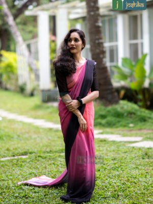 TRIPLE-SHADED READY TO WEAR SAREE