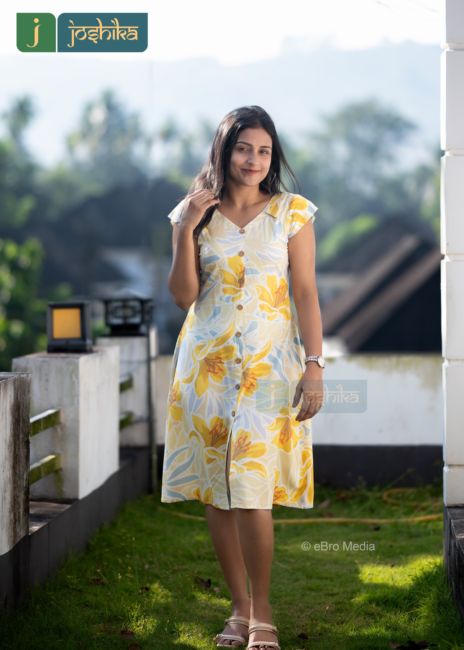 FRESH BLOOM COTTON SHORT KURTA