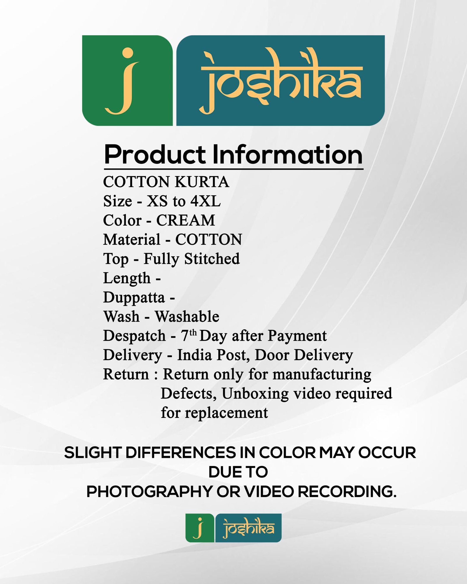 FRESH BLOOM COTTON SHORT KURTA - Image 5