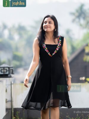 PREMIUM EMBROIDERED A-LINE PARTY WEAR DRESS