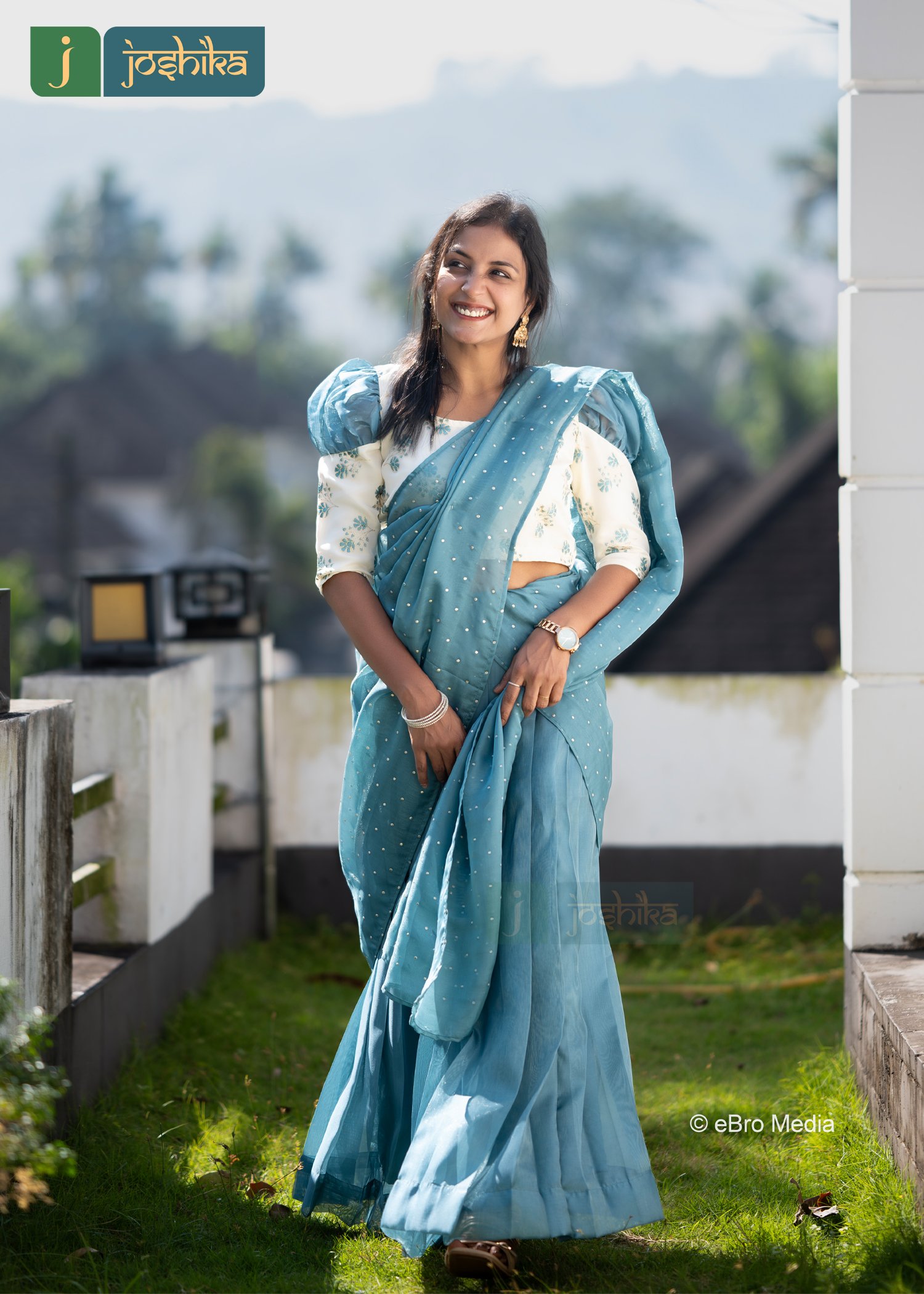 TEAL BLUE CONTEMPORARY DAVANI SET - Image 4