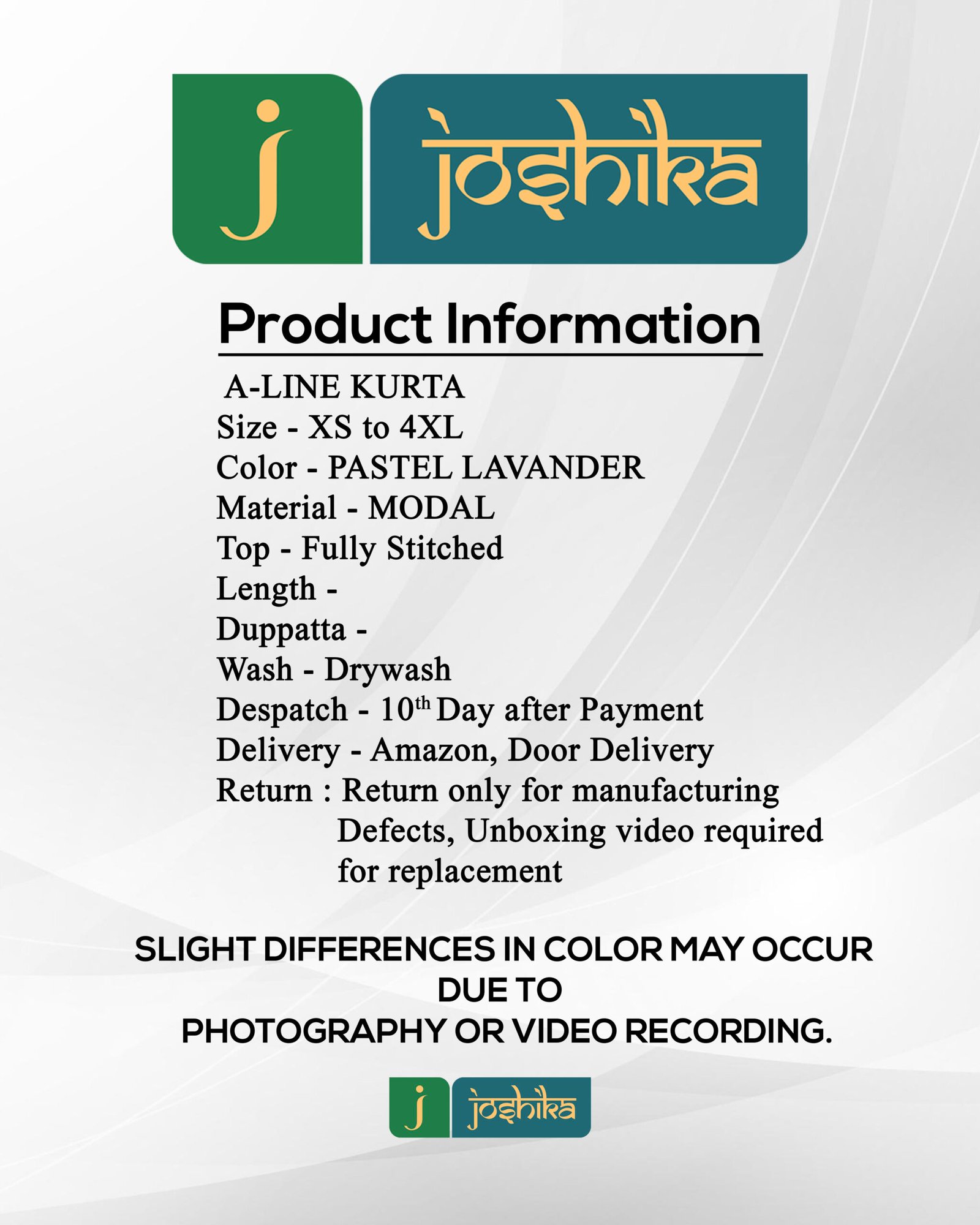 PASTEL A-LINE KURTA WITH HANDCRAFTED EMBROIDERED DETAILING - Image 6