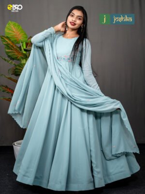 Panel-Cut Party Wear Kurta Set with Premium Handwork & Dupatta