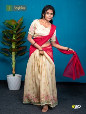 Joshika Onam Bloom Half Saree Set
